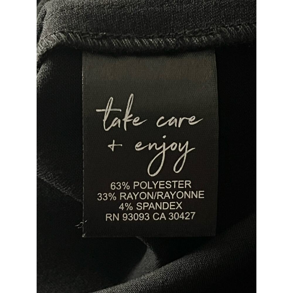 Nic + Zoe pants Avenue wide leg trousers black size 16 - Picture 6 of 7